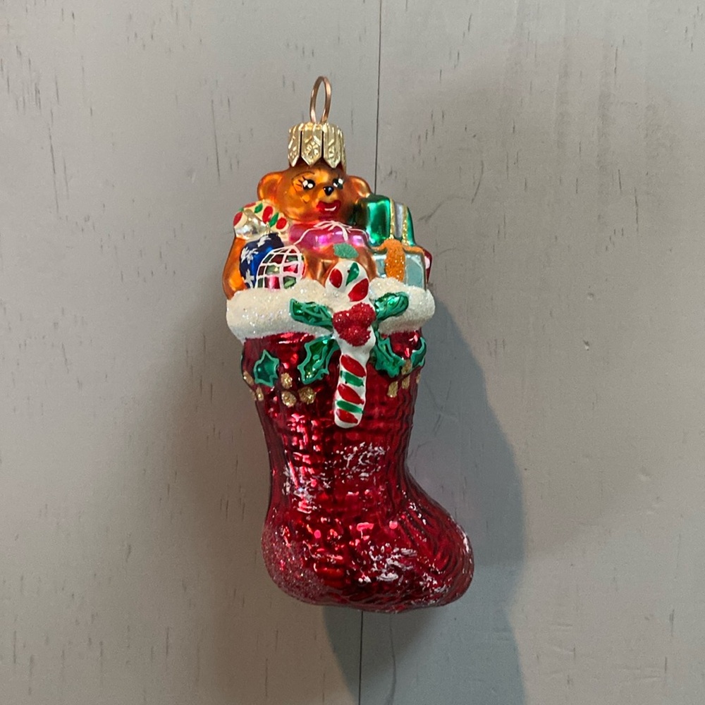 Christopher Radko Little Gems Collection Ornament stocking
